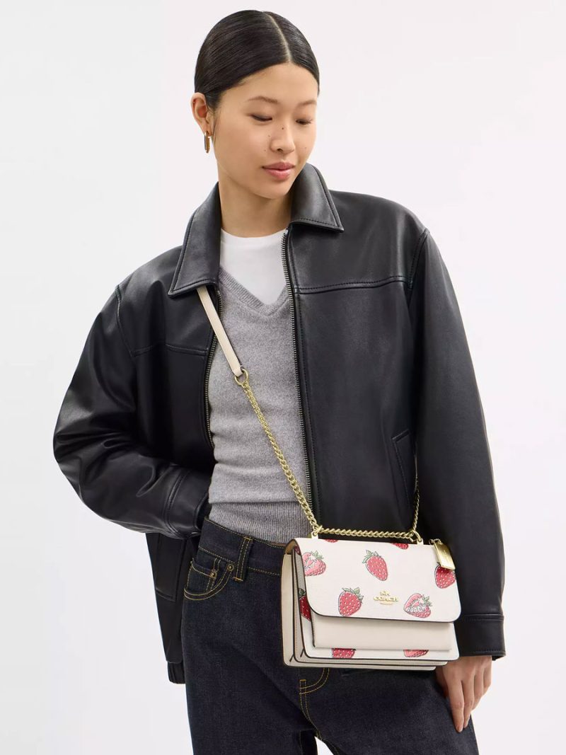 COACH Klare Crossbody With Strawberry Print - Image 5