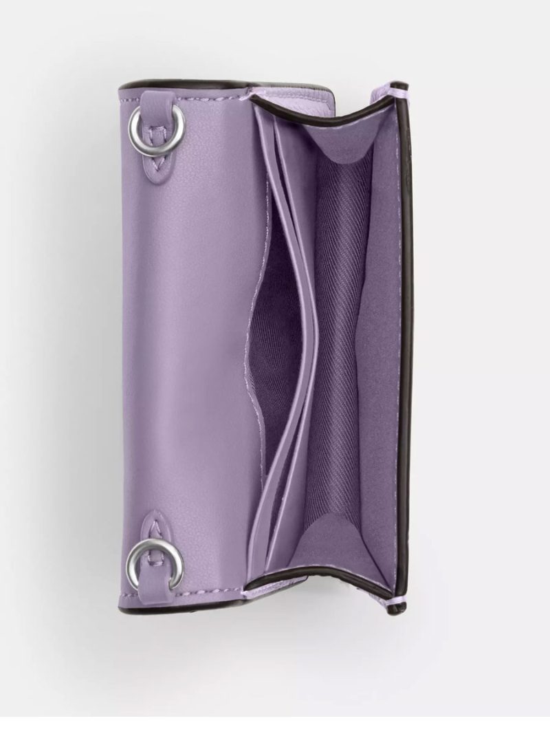 COACH Mini Wallet On A Chain With Floral Applique - Image 2