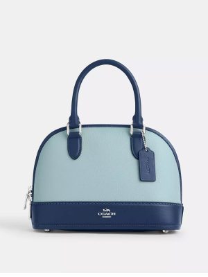 COACH Sabrina Satchel Bag In Colorblock