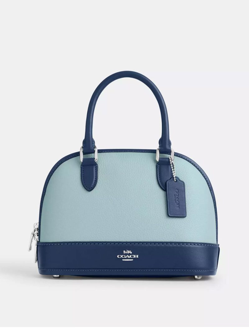 COACH Sabrina Satchel Bag In Colorblock