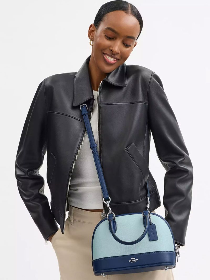 COACH Sabrina Satchel Bag In Colorblock - Image 5