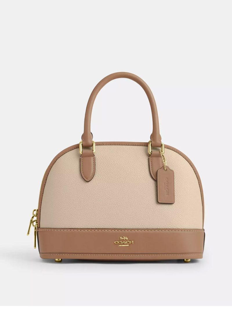 COACH Sabrina Satchel Bag In Colorblock