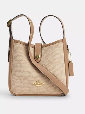 COACH Hadley Mini Crossbody Bag With Signature Canvas