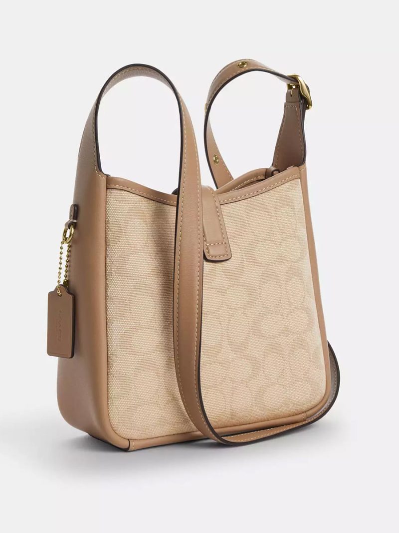 COACH Hadley Mini Crossbody Bag With Signature Canvas - Image 3
