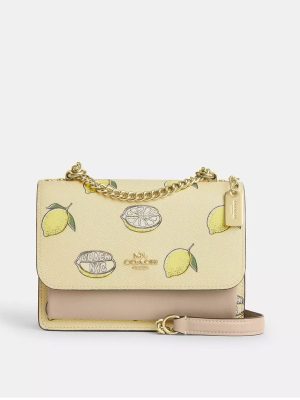 COACH Mini Klare Crossbody Bag With Lemon Print