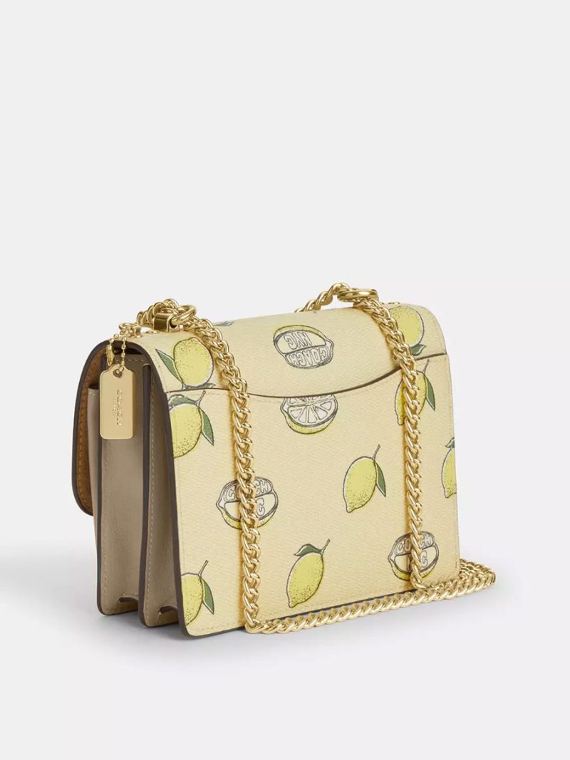 COACH Mini Klare Crossbody Bag With Lemon Print - Image 4