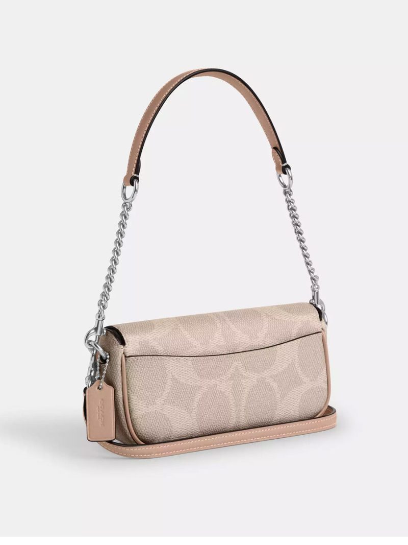 COACH Hailey Flap Bag In Signature Canvas - Image 4