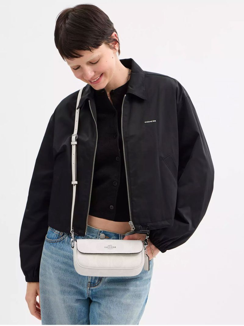 COACH Hailey Flap Bag In Signature Canvas - Image 5