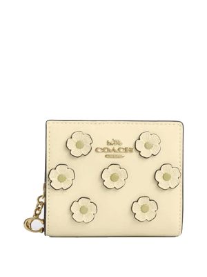 COACH Snap Wallet With Floral Applique