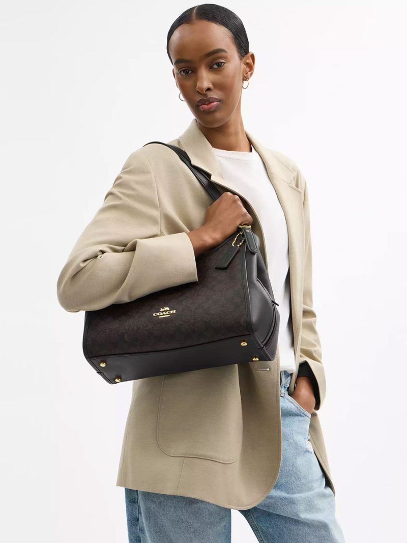 COACH Erin Shoulder Bag In Signature Canvas - Image 5