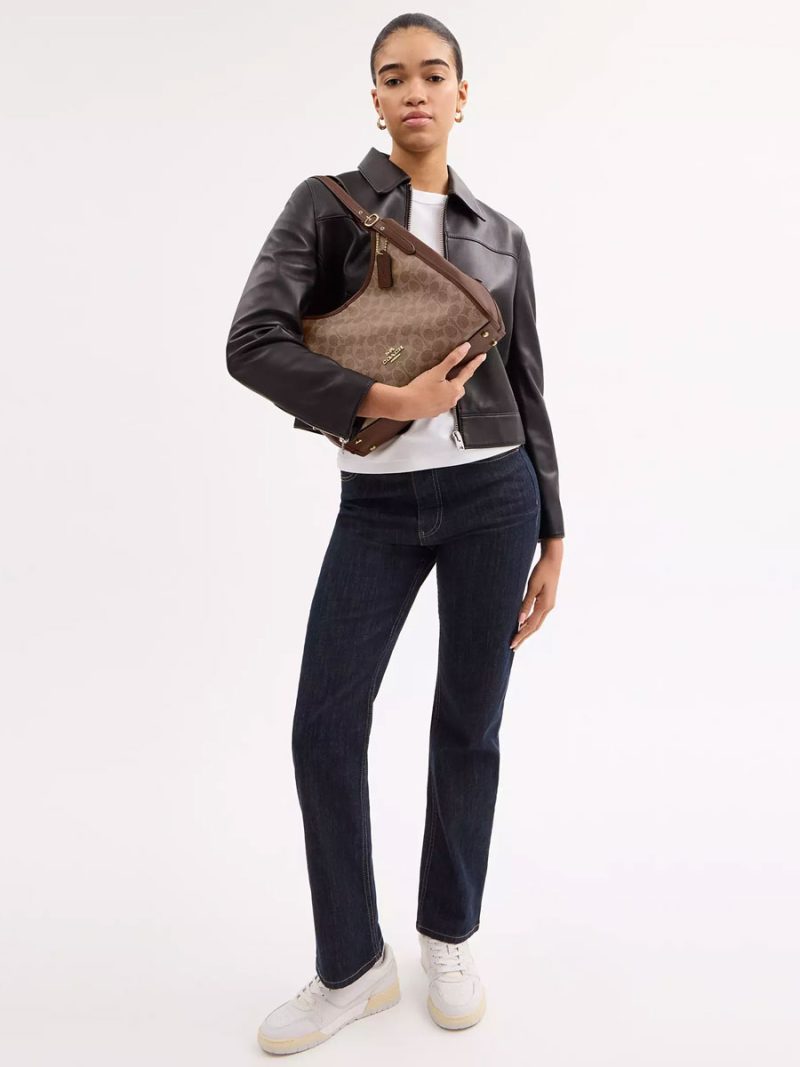 COACH Erin Shoulder Bag In Signature Canvas - Image 5
