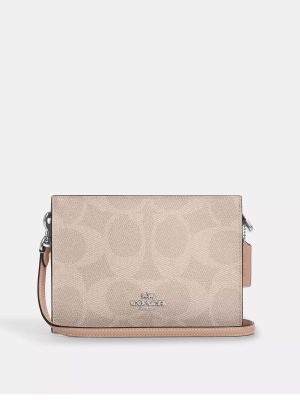 COACH Slim Crossbody Bag In Signature Canvas