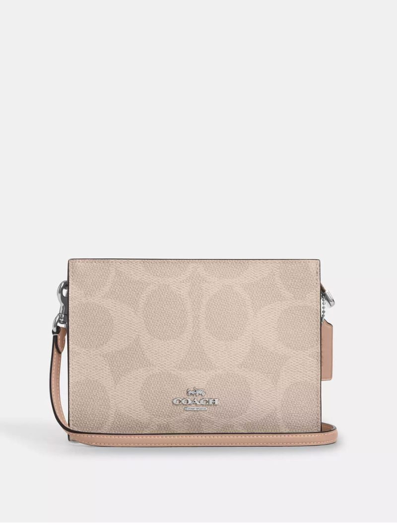 COACH Slim Crossbody Bag In Signature Canvas