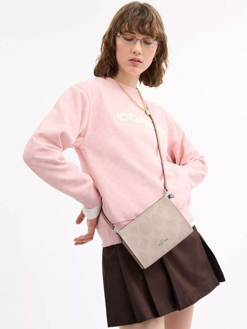 COACH Slim Crossbody Bag In Signature Canvas - Image 4