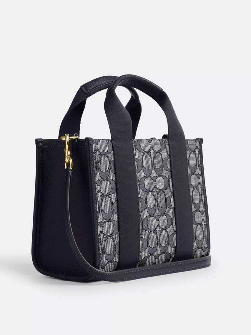 COACH Smith Tote Bag 24 In Signature Jacquard - Image 3
