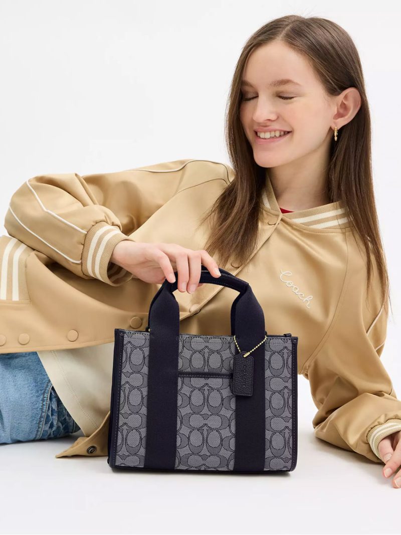 COACH Smith Tote Bag 24 In Signature Jacquard - Image 4