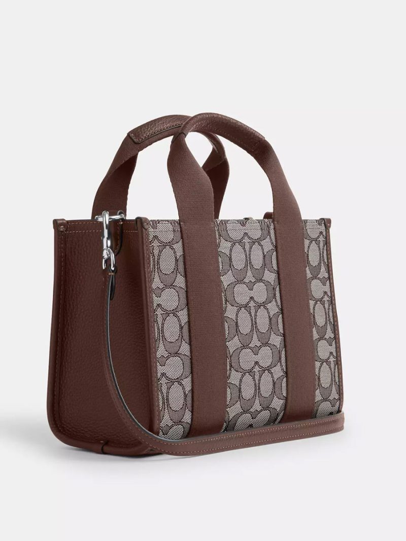 COACH Smith Tote Bag 24 In Signature Jacquard - Image 3
