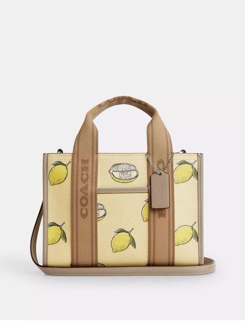 COACH Smith Tote Bag 24 With Lemon Print
