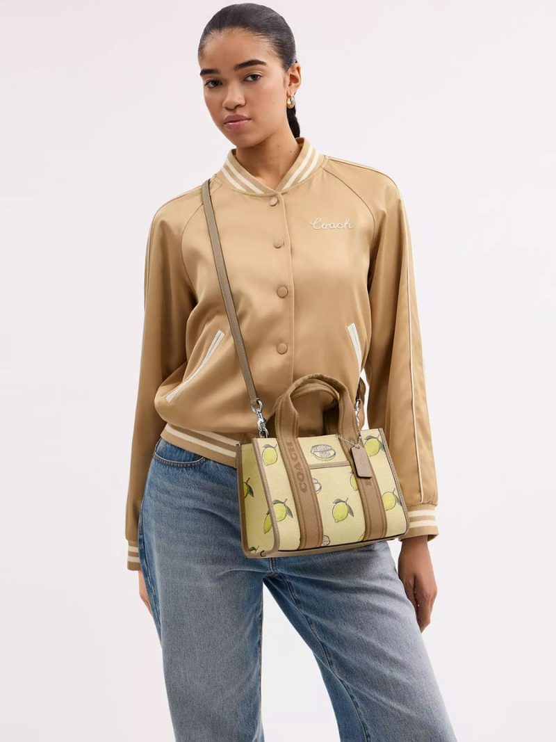 COACH Smith Tote Bag 24 With Lemon Print - Image 5