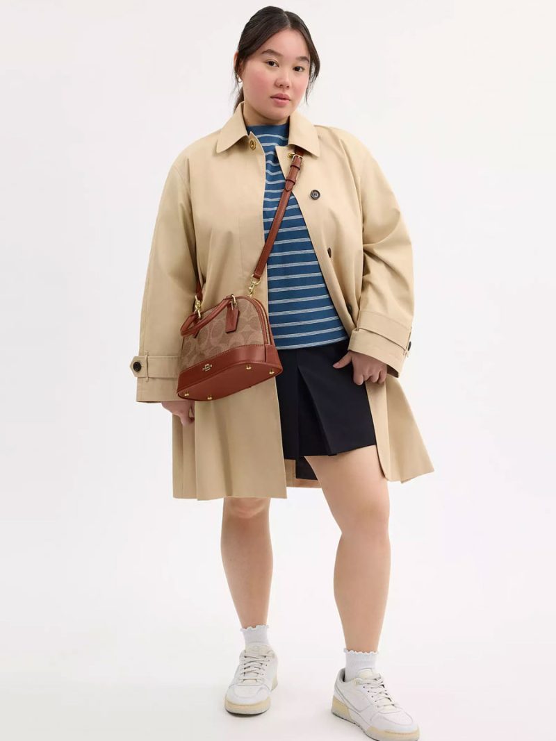 COACH  Sabrina Satchel Bag In Signature Canvas - Image 6