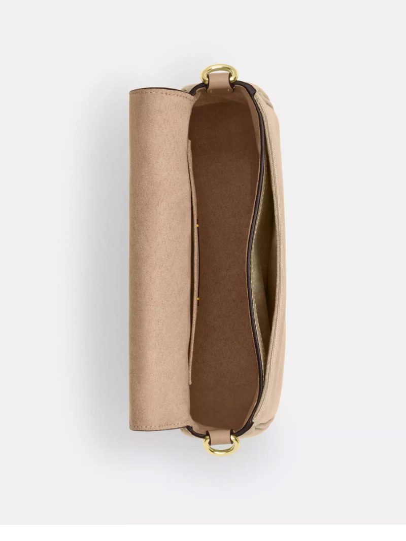 COACH Amelia Saddle Bag With Signature Canvas - Image 3