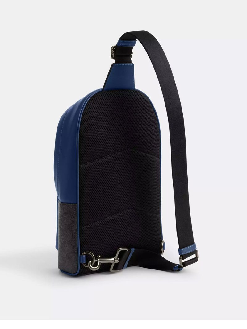 COACH West Pack In Colorblock Signature Canvas - Image 4