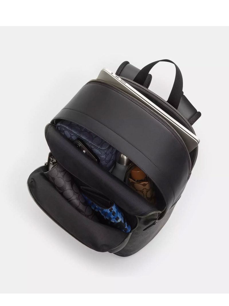 COACH West Backpack With Baseball Print - Image 2