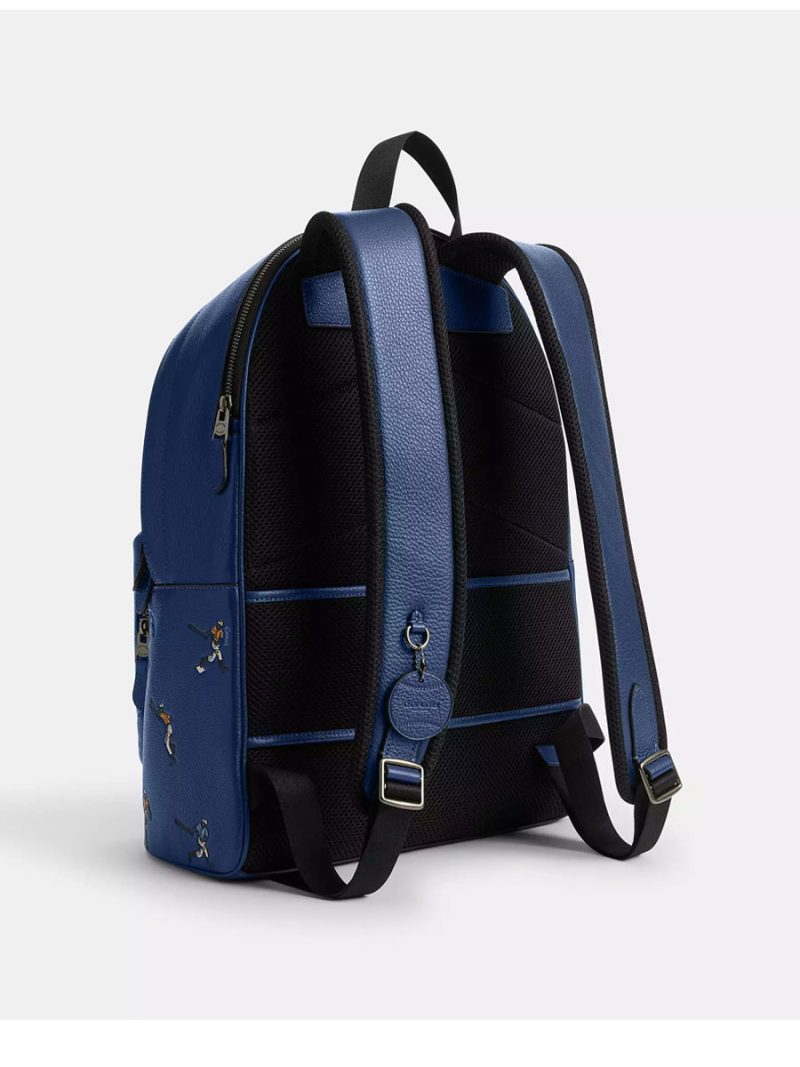 COACH West Backpack With Baseball Print - Image 4