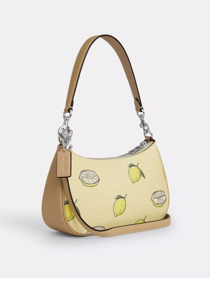 COACH Teri Shoulder Bag With Lemon Print - Image 4