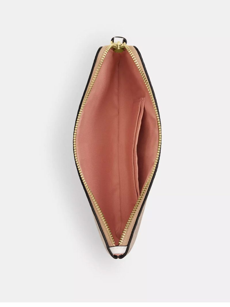 COACH Large Corner Zip Wristlet In Signature Canvas - Image 3