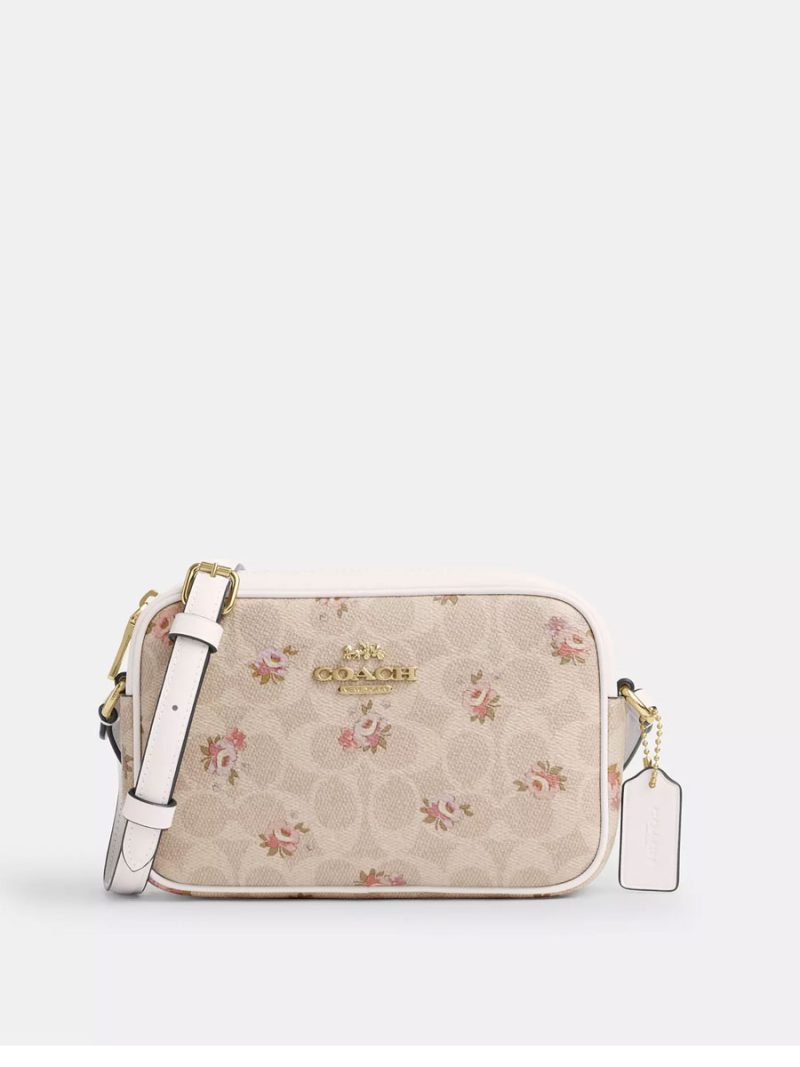 COACH Mini Jamie Camera Bag In Signature Canvas With Floral Print