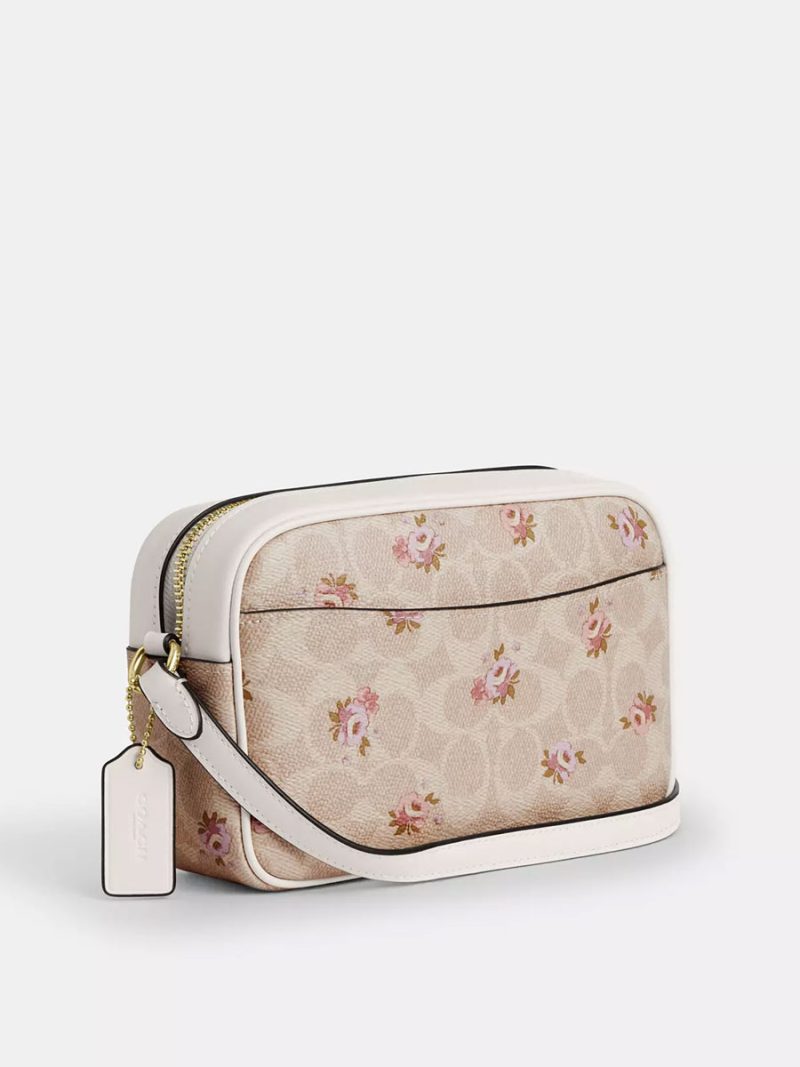 COACH Mini Jamie Camera Bag In Signature Canvas With Floral Print - Image 3