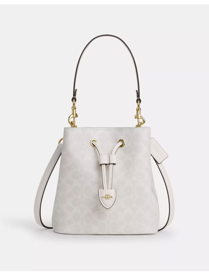 COACH Rowan Bucket Bag In Signature Canvas