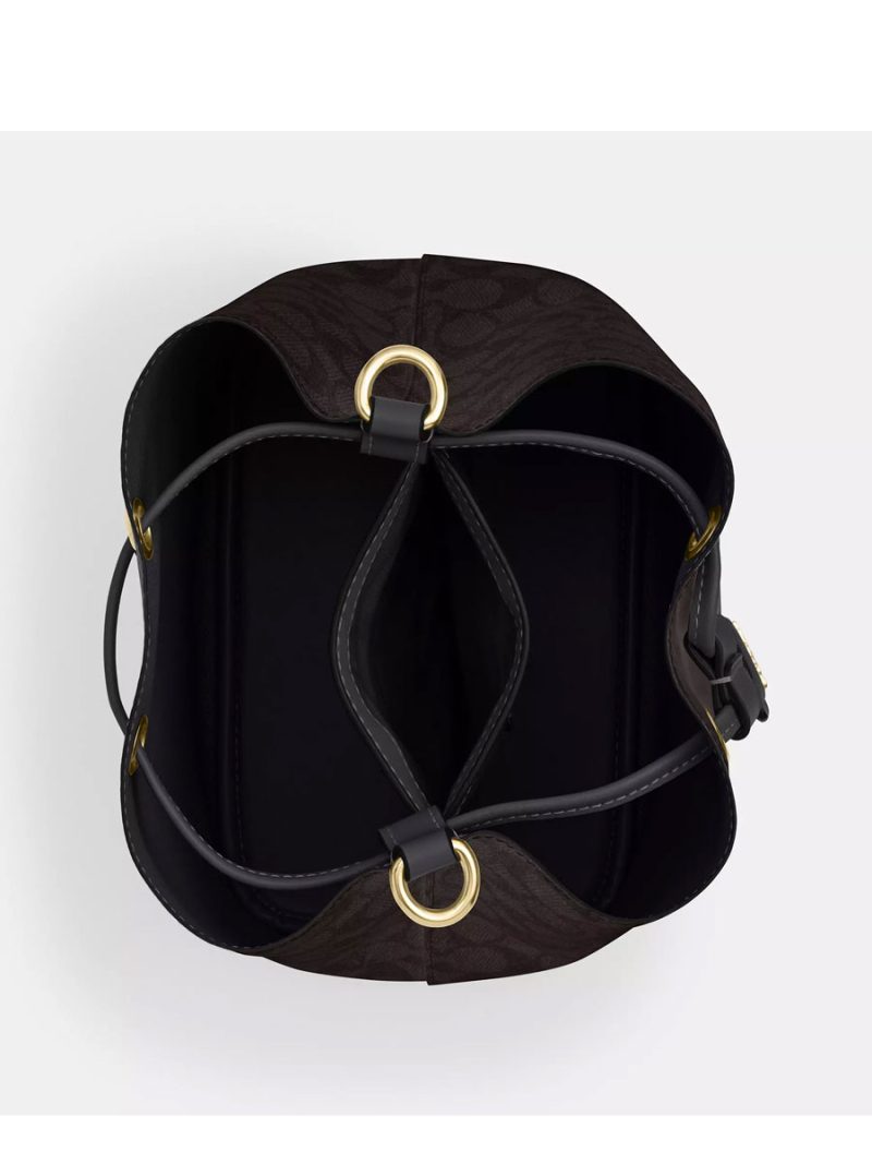 COACH Rowan Bucket Bag In Signature Canvas - Image 3
