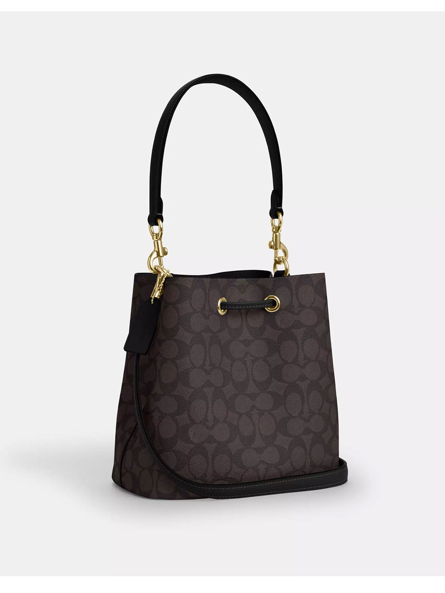 COACH Rowan Bucket Bag In Signature Canvas – Lussonet