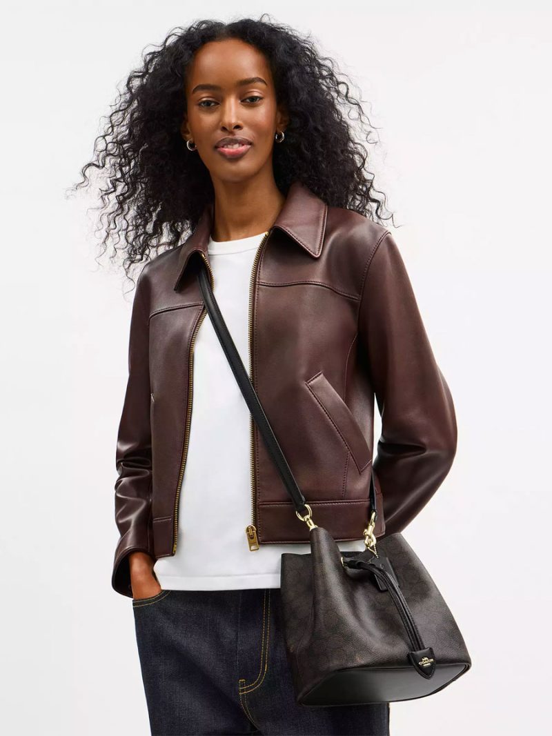 COACH Rowan Bucket Bag In Signature Canvas - Image 6