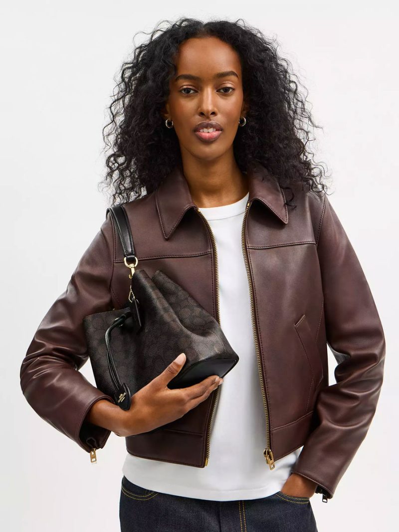 COACH Rowan Bucket Bag In Signature Canvas - Image 7