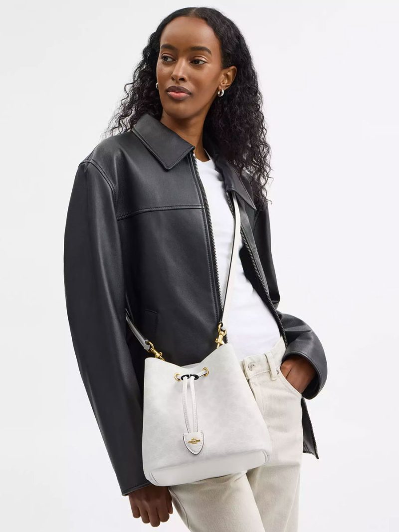 COACH Rowan Bucket Bag In Signature Canvas - Image 6