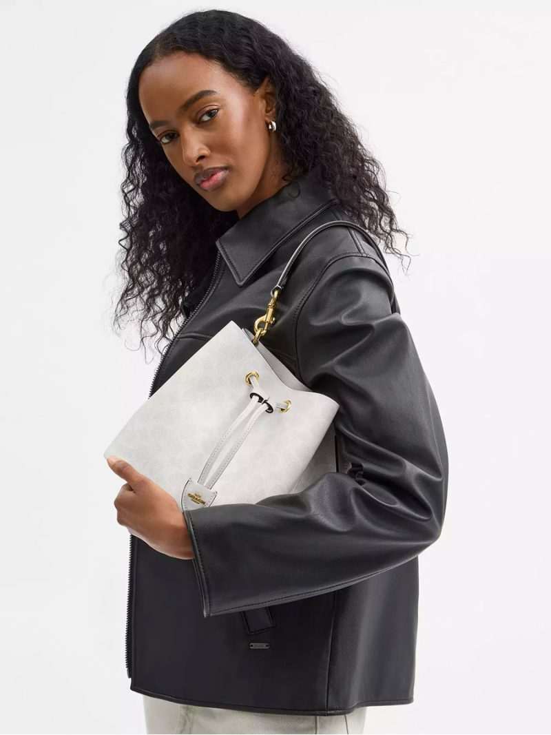 COACH Rowan Bucket Bag In Signature Canvas - Image 7