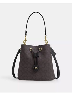 COACH Rowan Bucket Bag In Signature Canvas