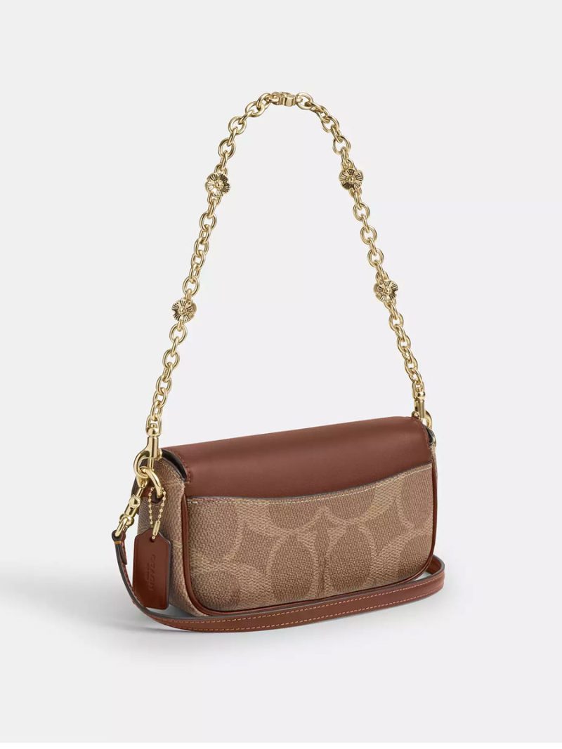 COACH Hailey Flap Bag In Signature Canvas - Image 3