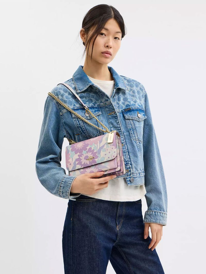 COACH Klare Crossbody Bag With Floral Print - Image 6
