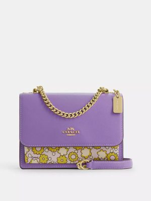 COACH Mini Klare Crossbody Bag In Colorblock With Floral Print