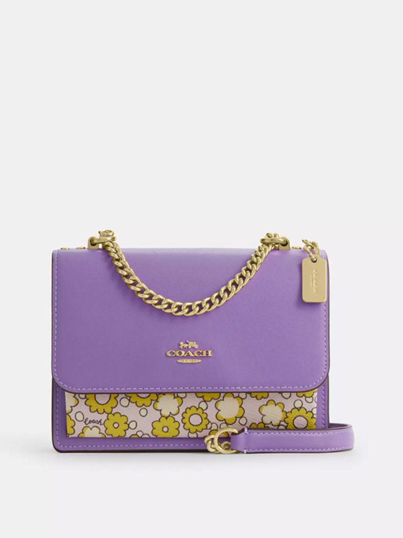 COACH Mini Klare Crossbody Bag In Colorblock With Floral Print