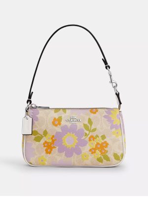 COACH Nolita 19 In Signature Canvas With Floral Print