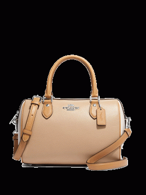 COACH Rowan Satchel In Colorblock (No Long Strap)