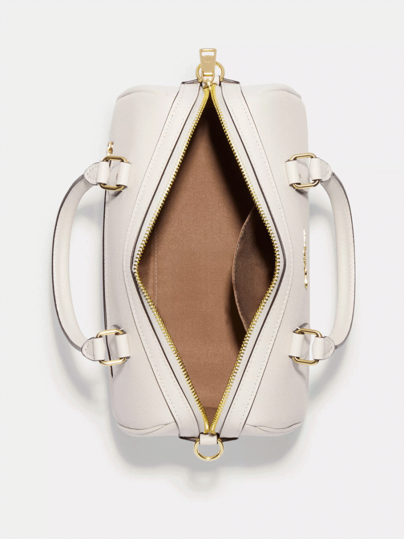 COACH Rowan Satchel With Signature Canvas Detail - Image 2