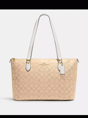COACH Gallery Tote In Signature Canvas (AS IS)