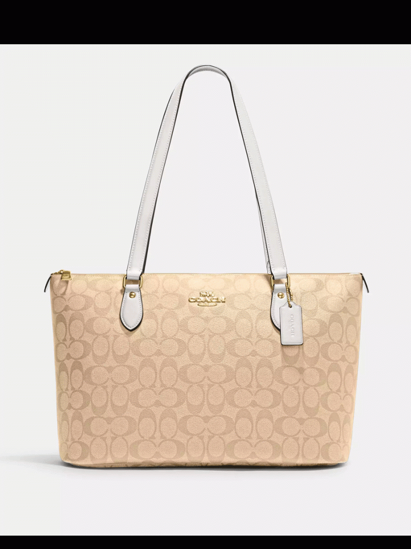 COACH Gallery Tote In Signature Canvas (AS IS)