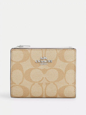 COACH Bifold Wallet In Signature Canvas